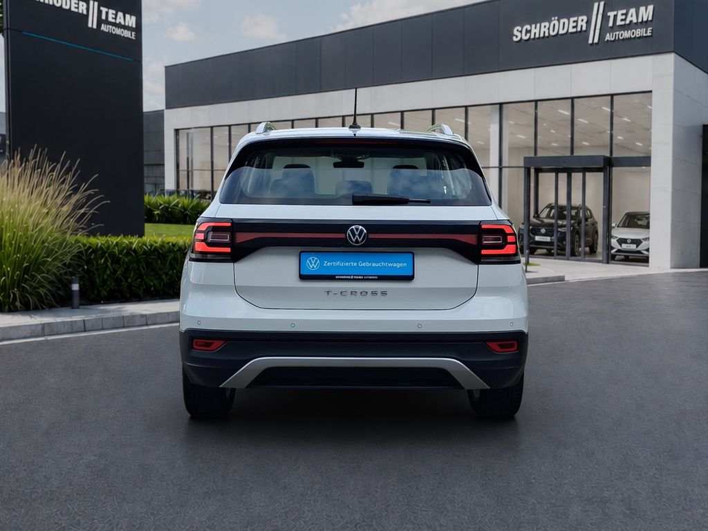 Volkswagen T-Cross 2023 г. Белый, пробег 45456 км
