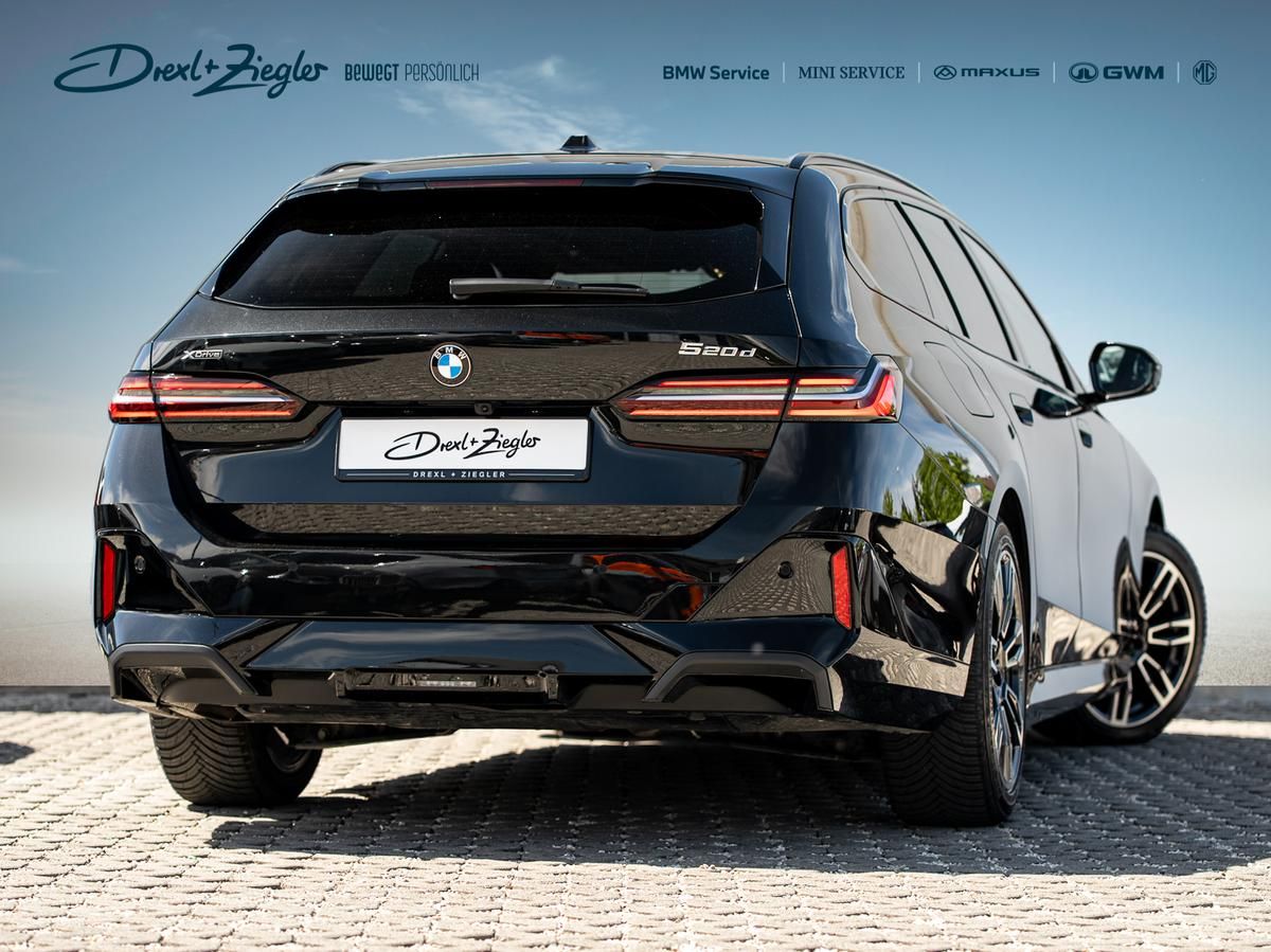 BMW 520 2025 г. Чёрный, пробег 13999 км