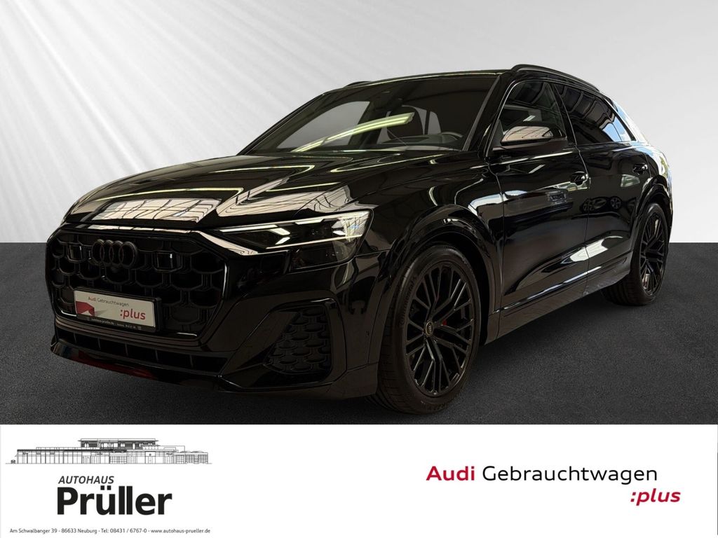 Audi Q8 2024 г. Чёрный, пробег 55000 км