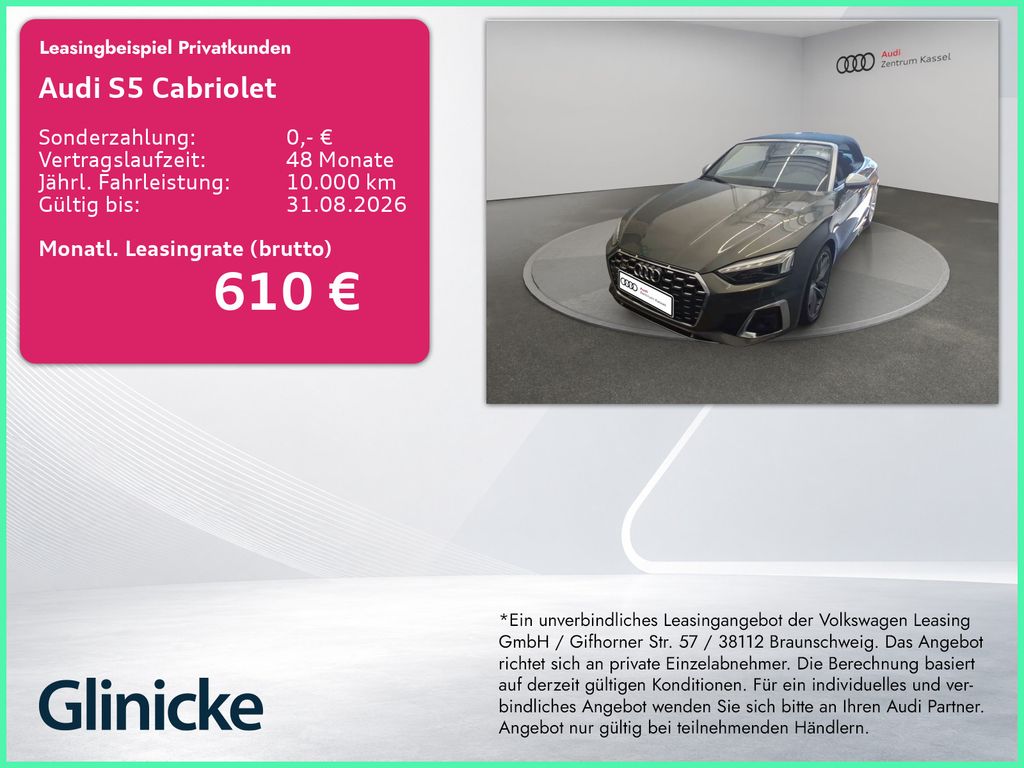 Audi S5 2024 г. Серый, пробег 36145 км