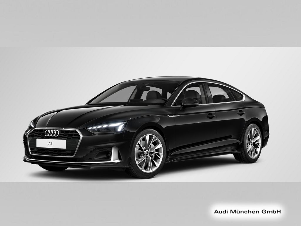 Audi A5 2024 г. Чёрный, пробег 29624 км