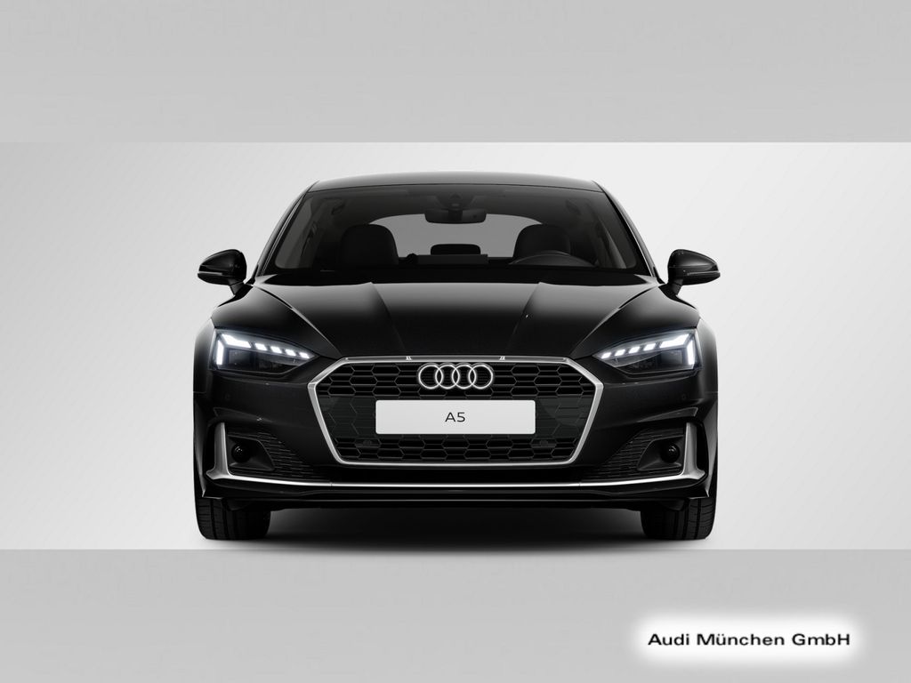 Audi A5 2024 г. Чёрный, пробег 29624 км
