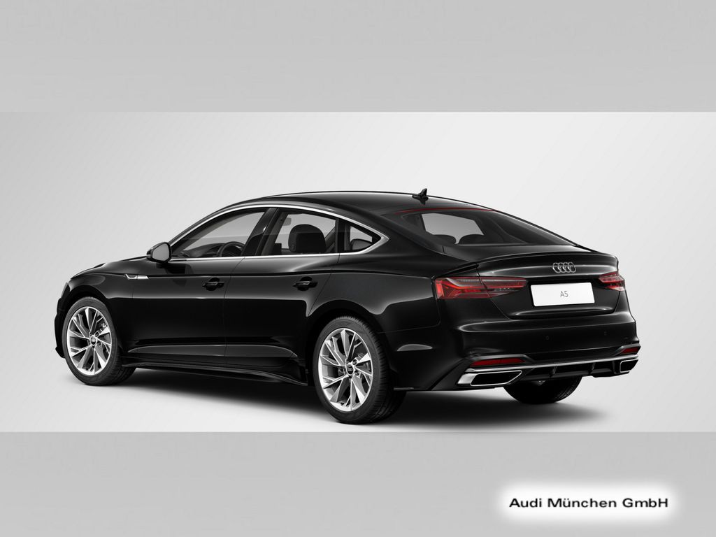 Audi A5 2024 г. Чёрный, пробег 29624 км