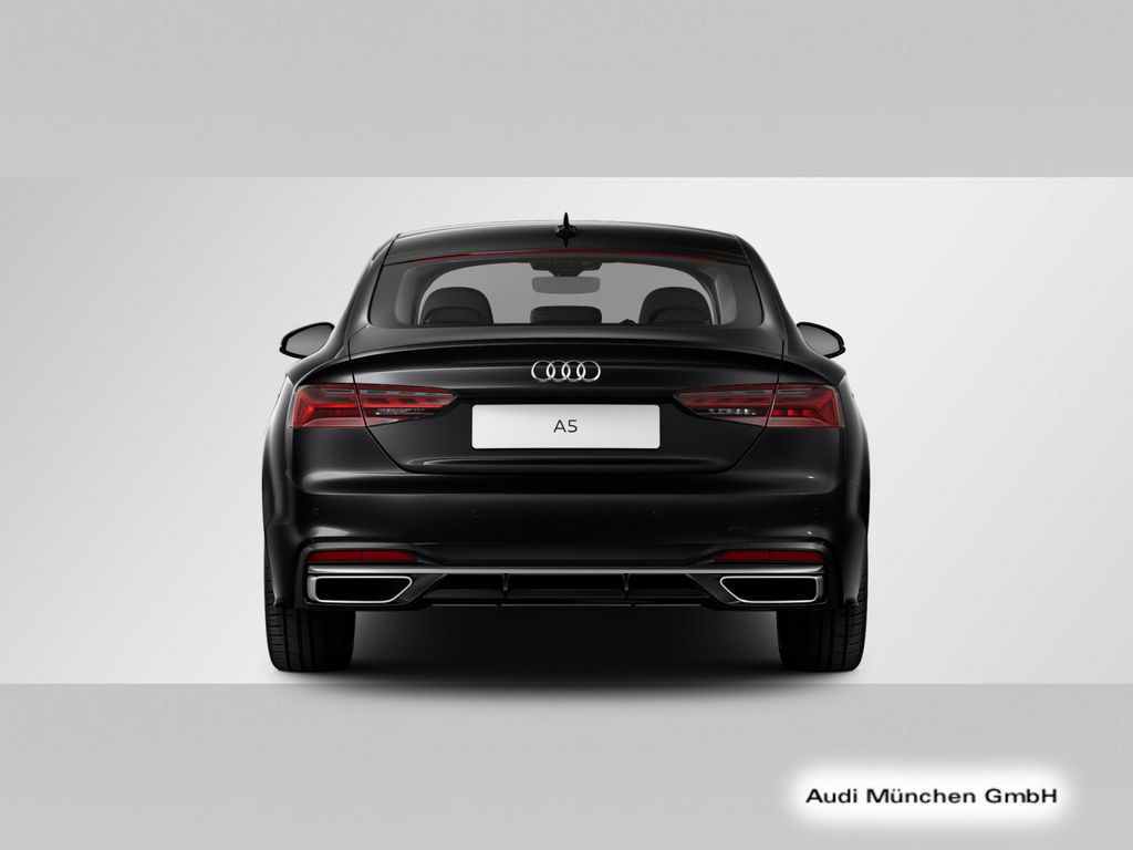 Audi A5 2024 г. Чёрный, пробег 29624 км