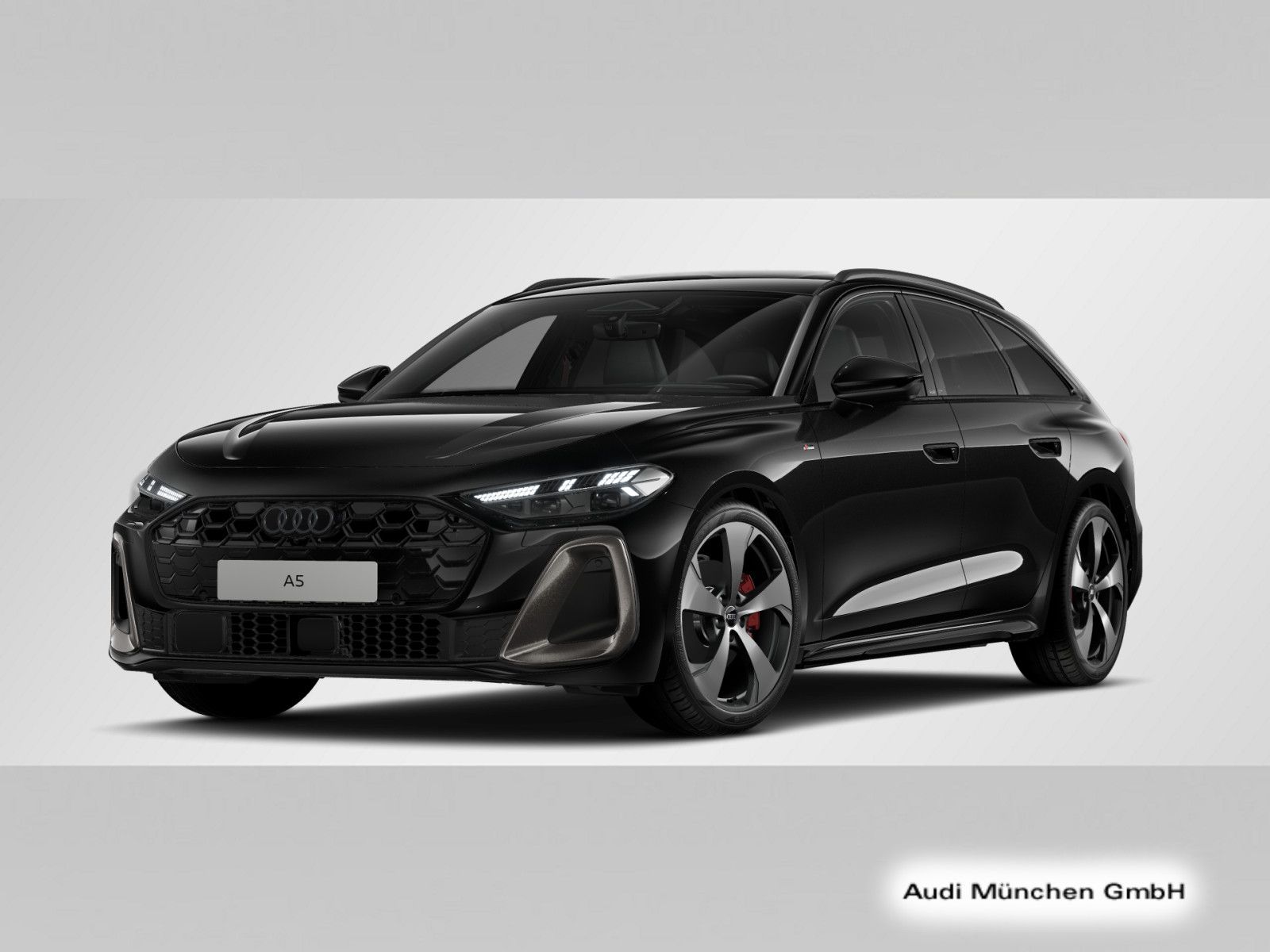 Audi A5 2025 г. Чёрный, пробег 8724 км