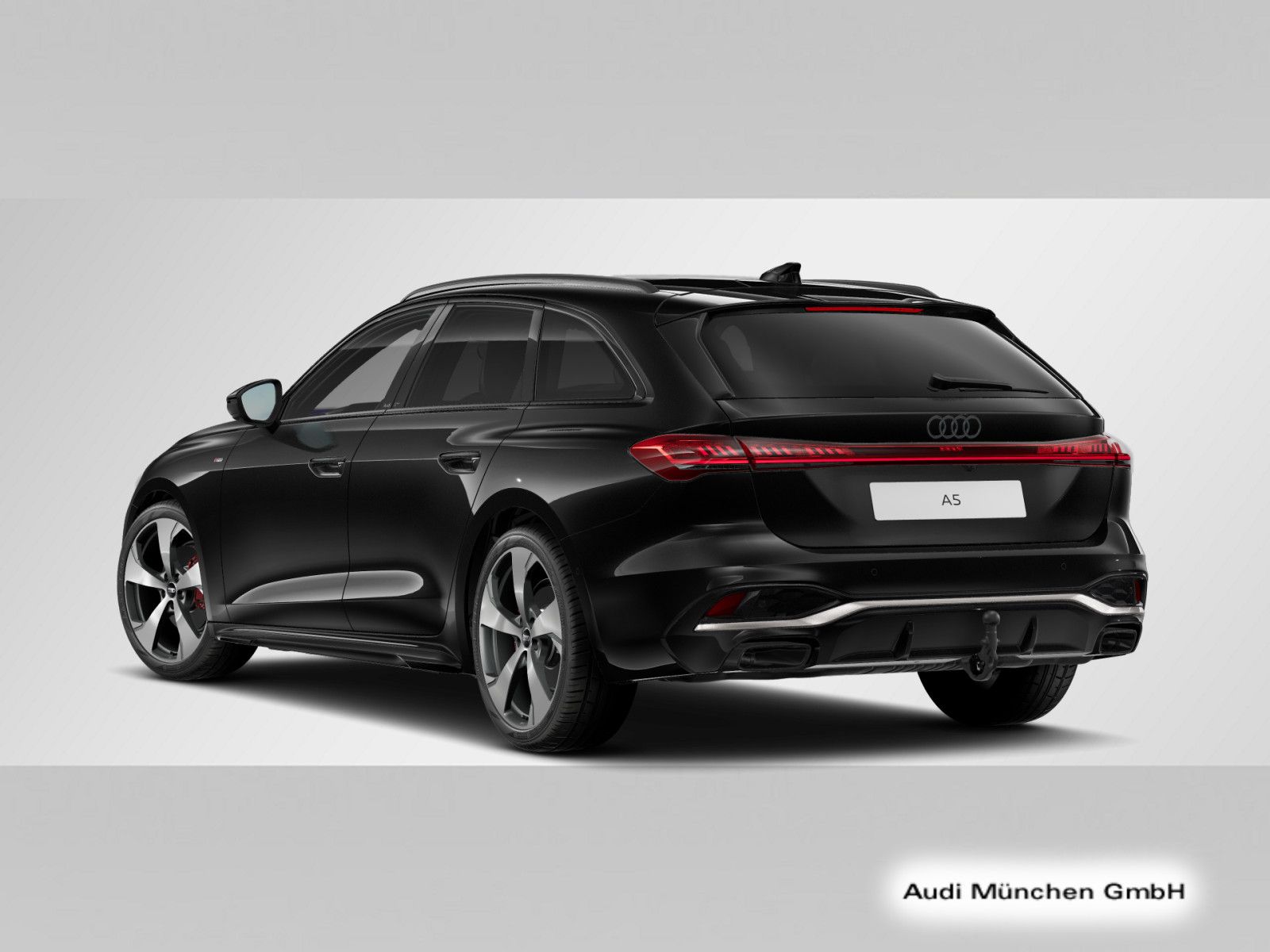 Audi A5 2025 г. Чёрный, пробег 8724 км