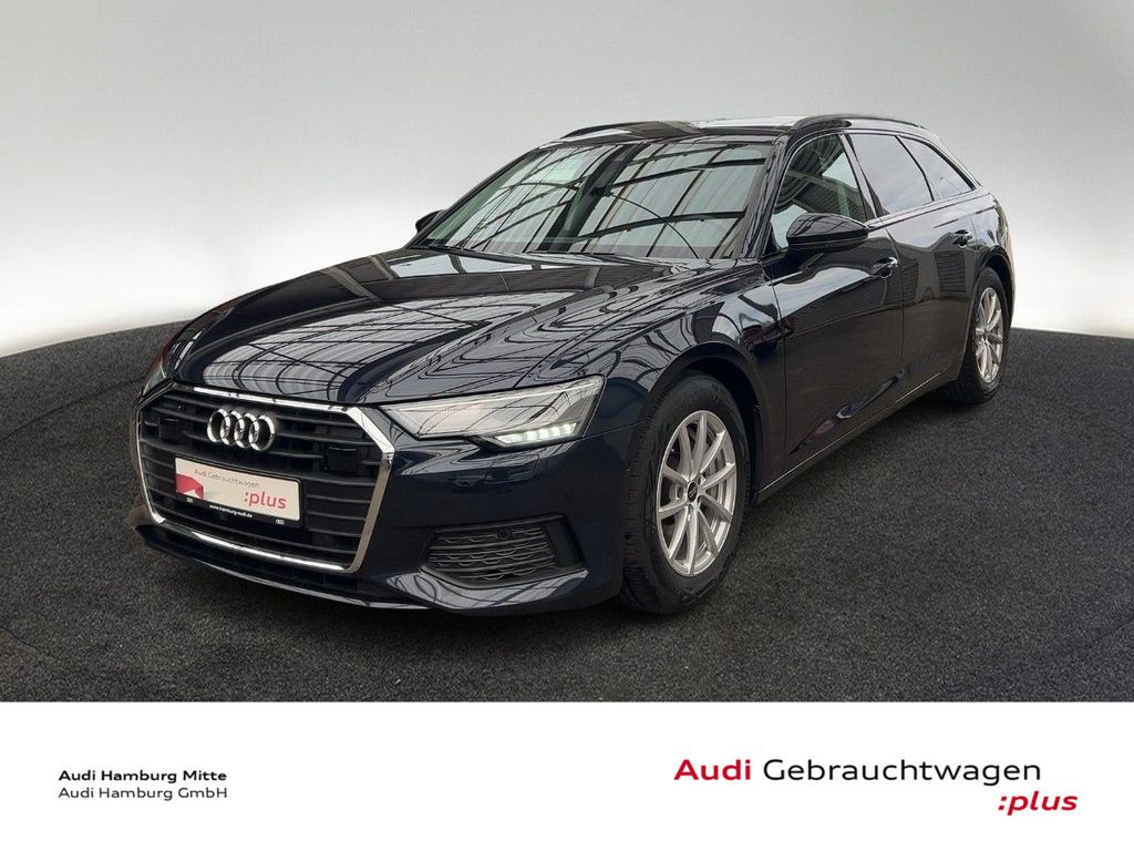 Audi A6 2023 г. Синий, пробег 17480 км