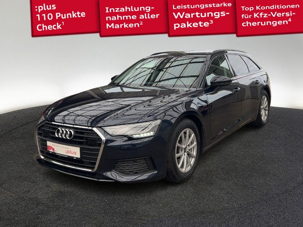 Audi A6 2023 г. Синий, пробег 17480 км