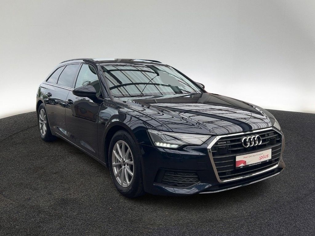 Audi A6 2023 г. Синий, пробег 17480 км