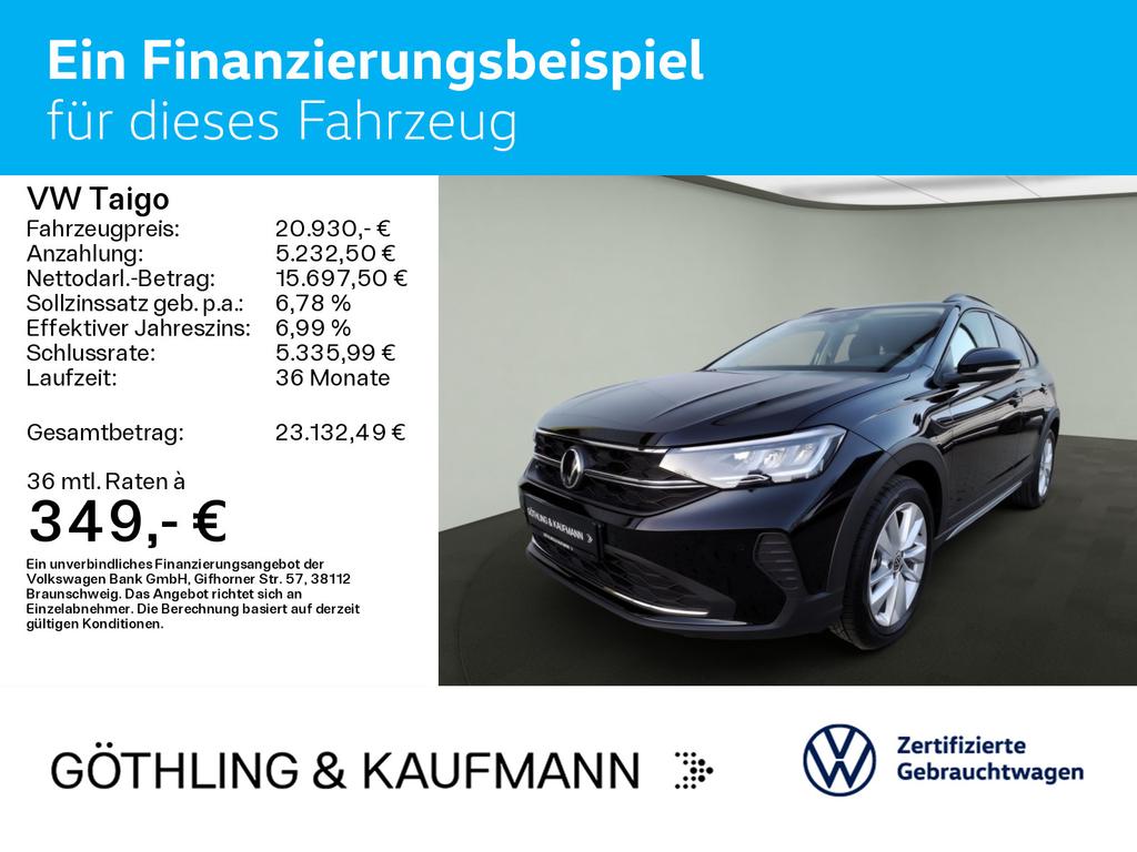 Volkswagen Taigo 2024 г. Чёрный, пробег 35319 км