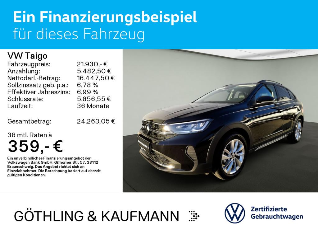 Volkswagen Taigo 2024 г. Чёрный, пробег 27214 км