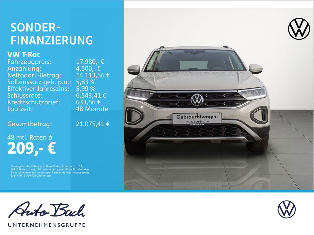 Volkswagen T-Roc 2022 г. Серый, пробег 39250 км
