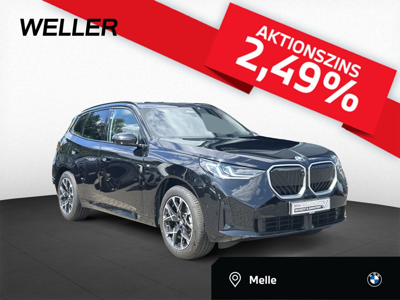 BMW X3 2025 г. Чёрный, пробег 12104 км