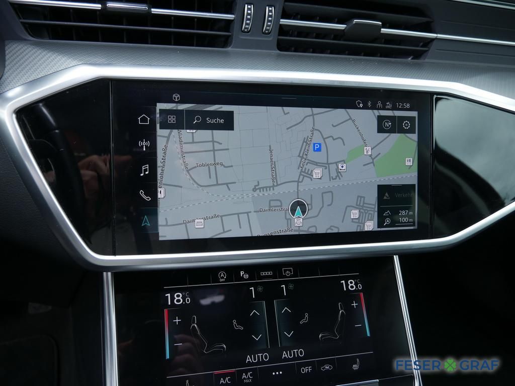 Audi A6 2023 г. Серый, пробег 44450 км