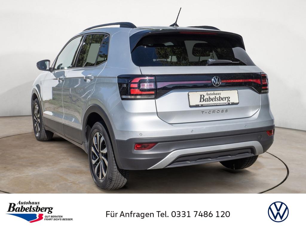 Volkswagen T-Cross 2021 г. Серебристый, пробег 42291 км