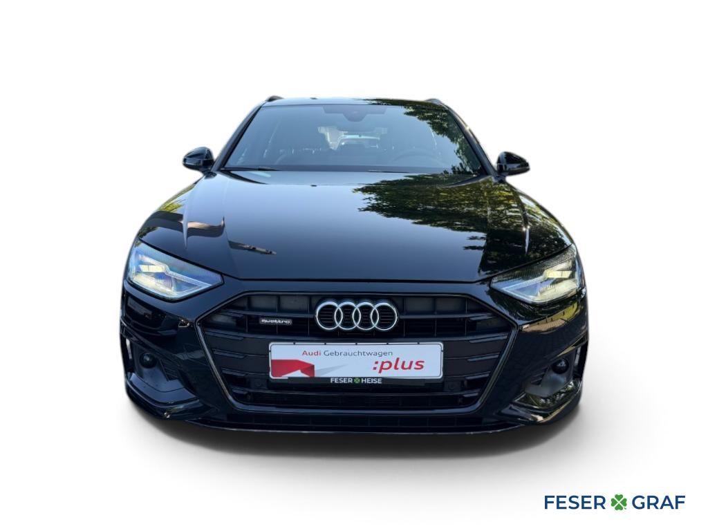Audi A4 2023 г. Чёрный, пробег 54580 км
