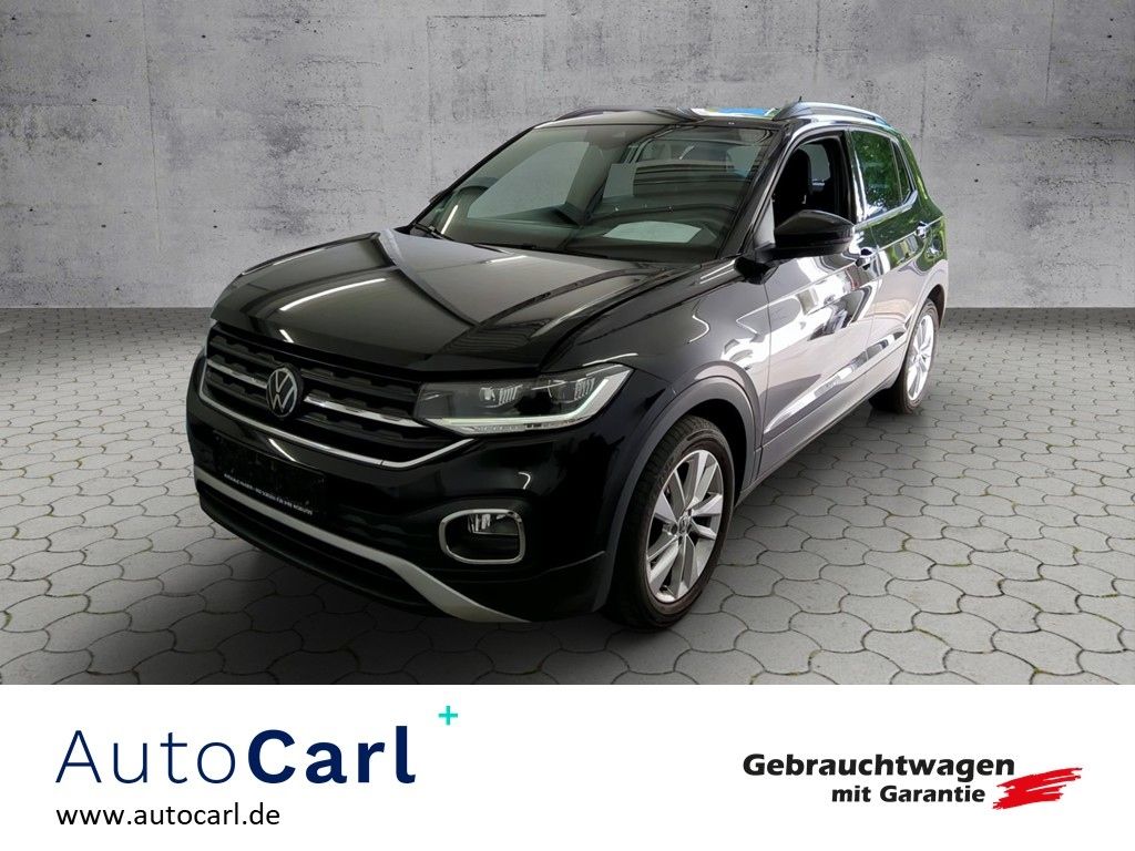 Volkswagen T-Cross 2023 г. Чёрный, пробег 45500 км