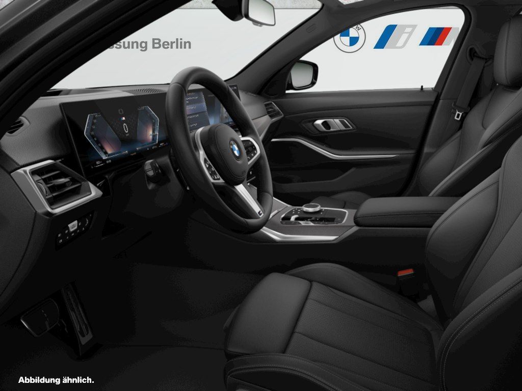 BMW 318 2023 г. Чёрный, пробег 52866 км