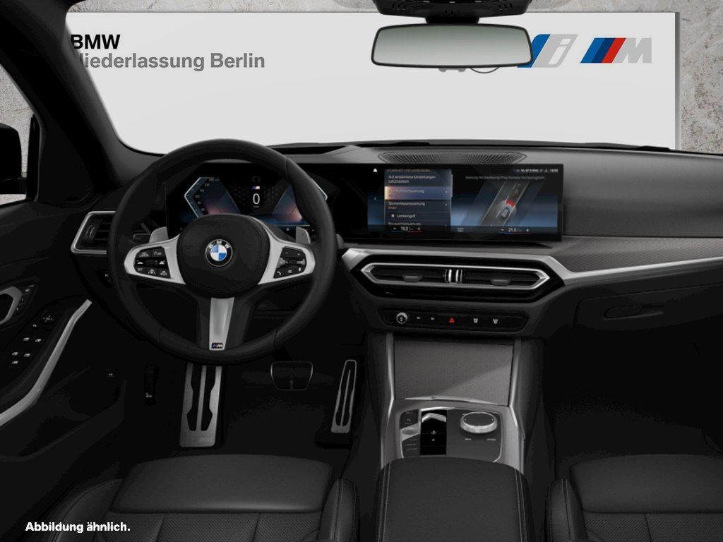 BMW 318 2023 г. Чёрный, пробег 52866 км