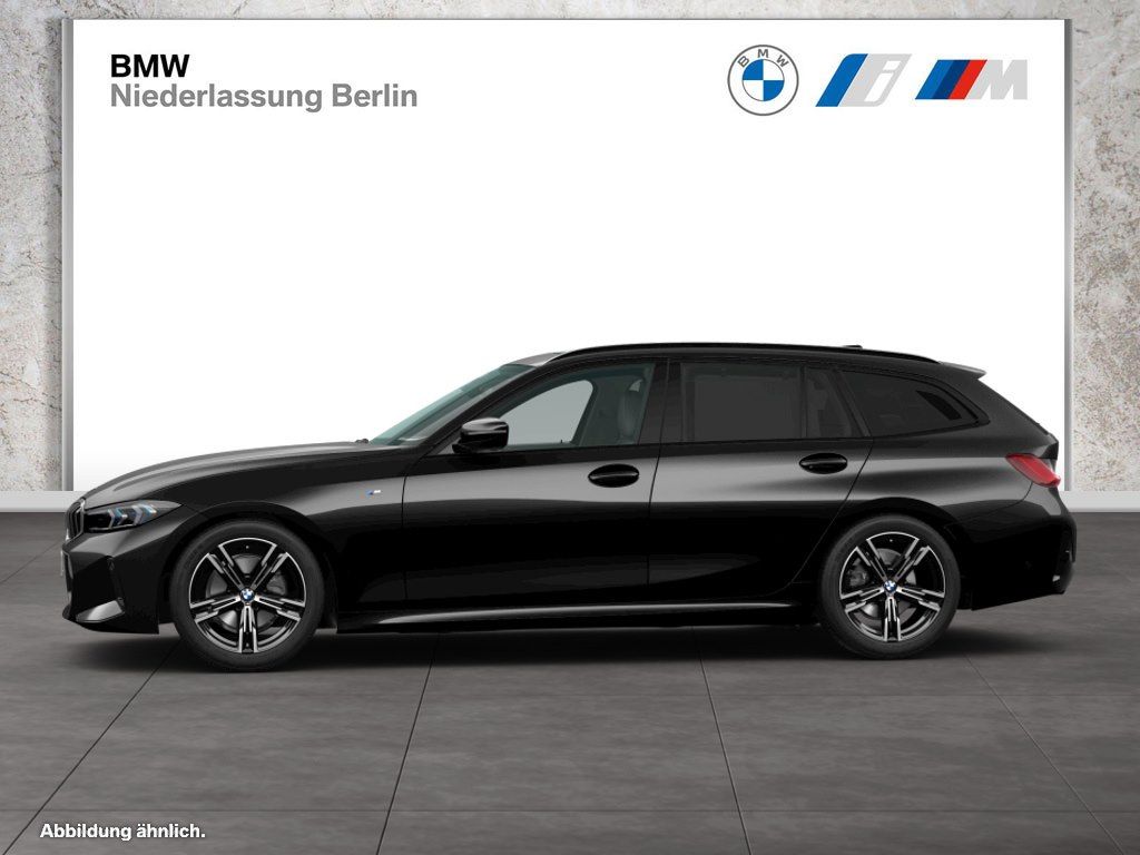 BMW 318 2023 г. Чёрный, пробег 52866 км