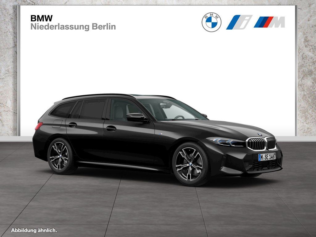 BMW 318 2023 г. Чёрный, пробег 52866 км