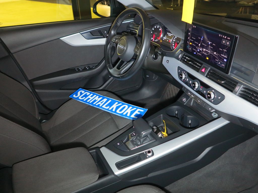 Audi A4 2023 г. Чёрный, пробег 52500 км