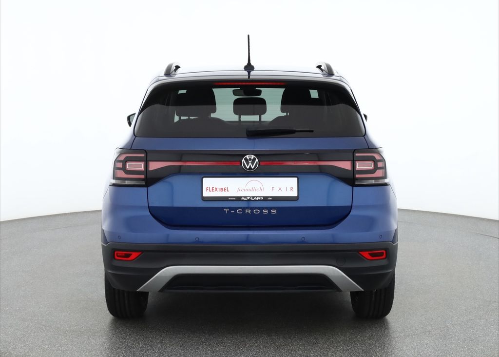 Volkswagen T-Cross 2021 г. Синий, пробег 49987 км