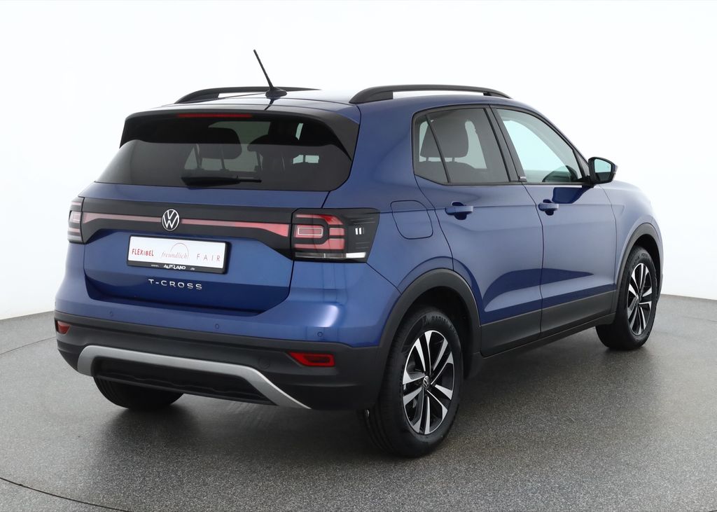 Volkswagen T-Cross 2021 г. Синий, пробег 49987 км