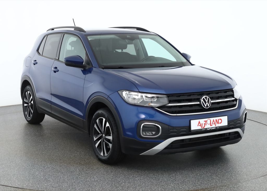 Volkswagen T-Cross 2021 г. Синий, пробег 49987 км