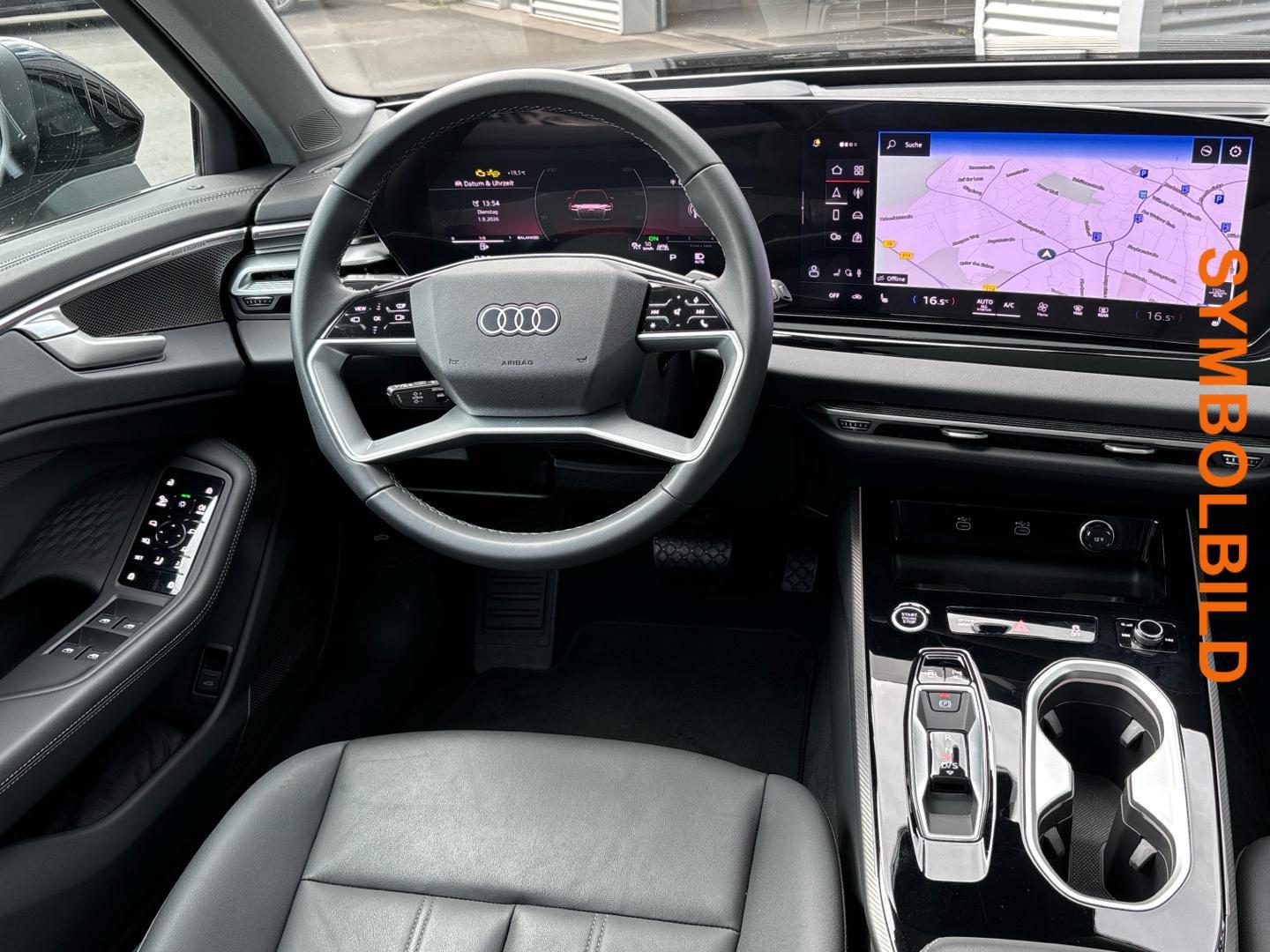 Audi A6 2025 г. Чёрный, пробег 28280 км