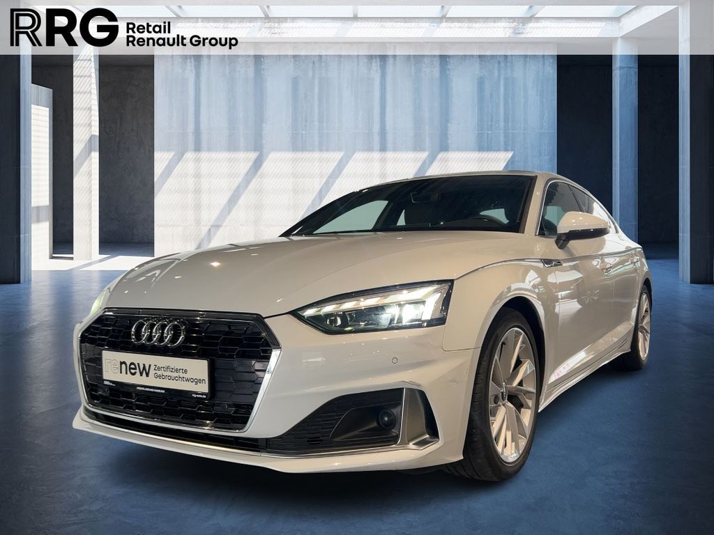 Audi A5 2022 г. Белый, пробег 55933 км