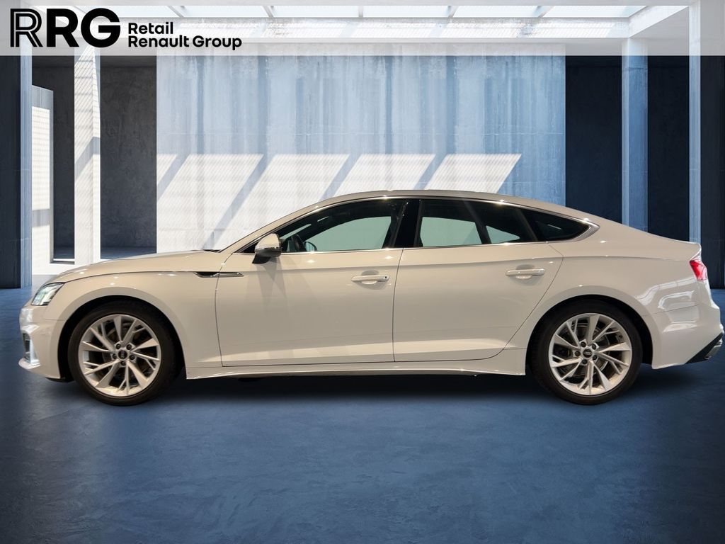 Audi A5 2022 г. Белый, пробег 55933 км