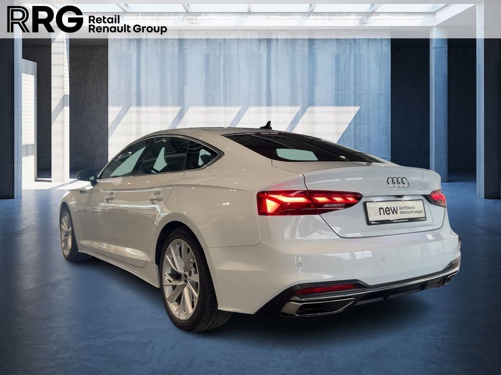 Audi A5 2022 г. Белый, пробег 55933 км