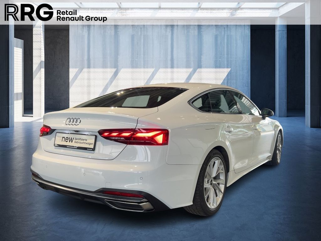 Audi A5 2022 г. Белый, пробег 55933 км