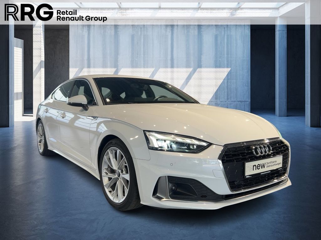 Audi A5 2022 г. Белый, пробег 55933 км