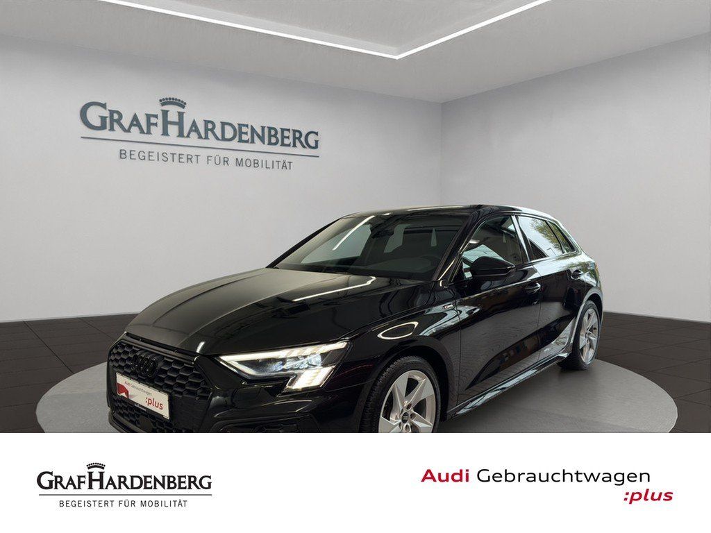 Audi A3 2022 г. Чёрный, пробег 36800 км