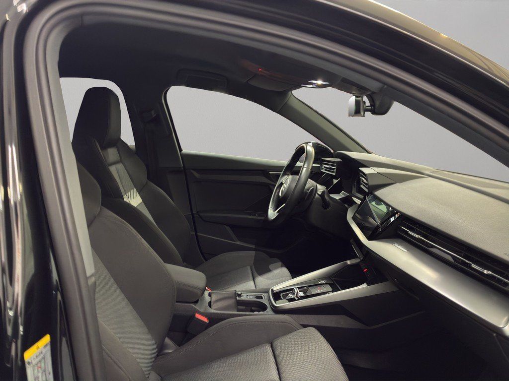 Audi A3 2022 г. Чёрный, пробег 36800 км