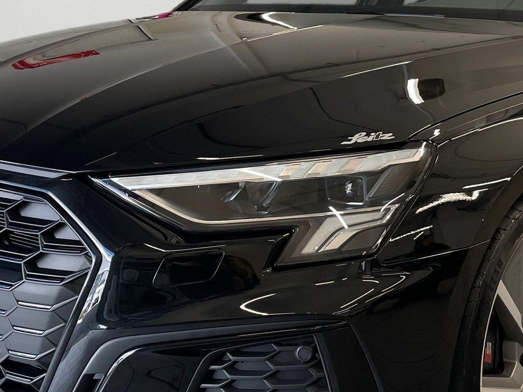 Audi S3 2023 г. Чёрный, пробег 38380 км
