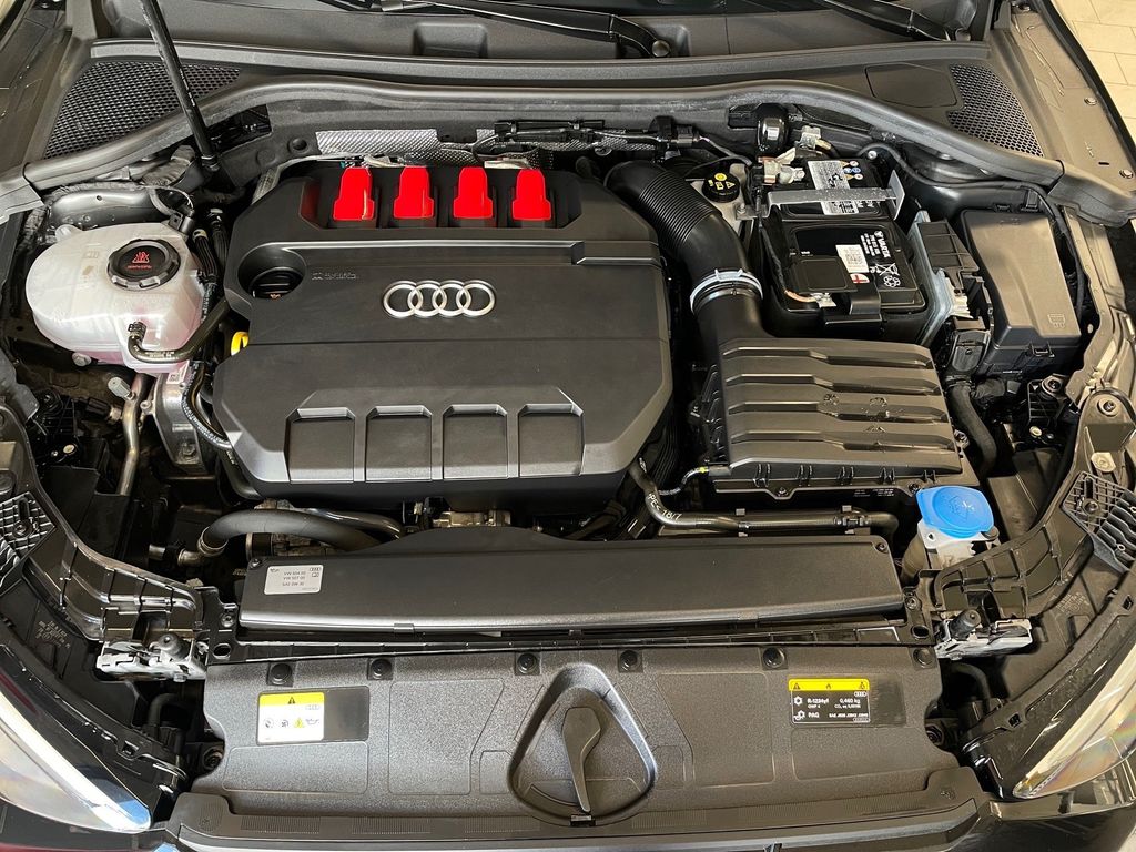Audi S3 2023 г. Чёрный, пробег 38380 км