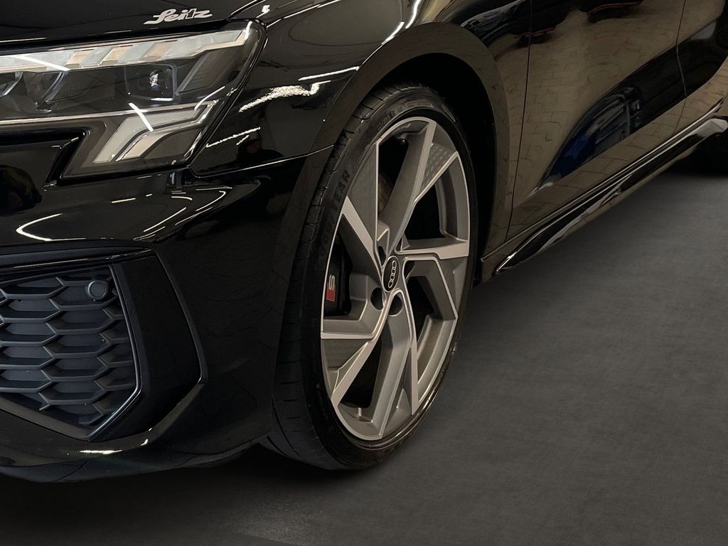 Audi S3 2023 г. Чёрный, пробег 38380 км