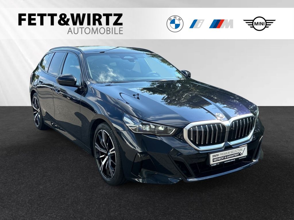 BMW 520 2025 г. Чёрный, пробег 25500 км