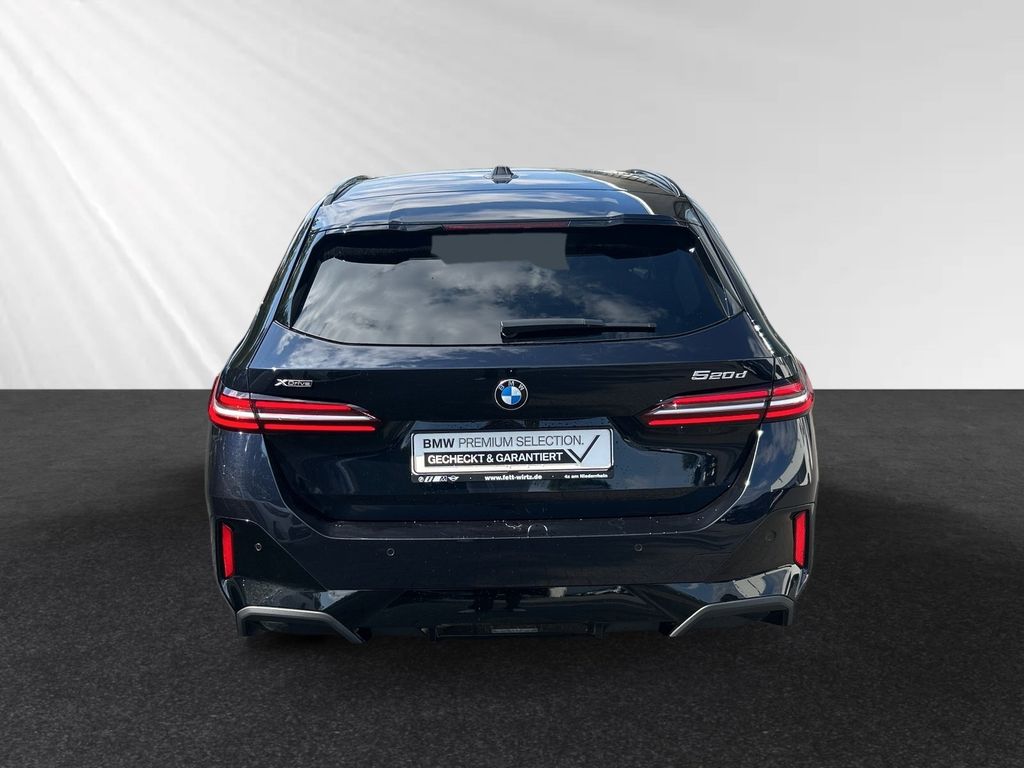 BMW 520 2025 г. Чёрный, пробег 25500 км