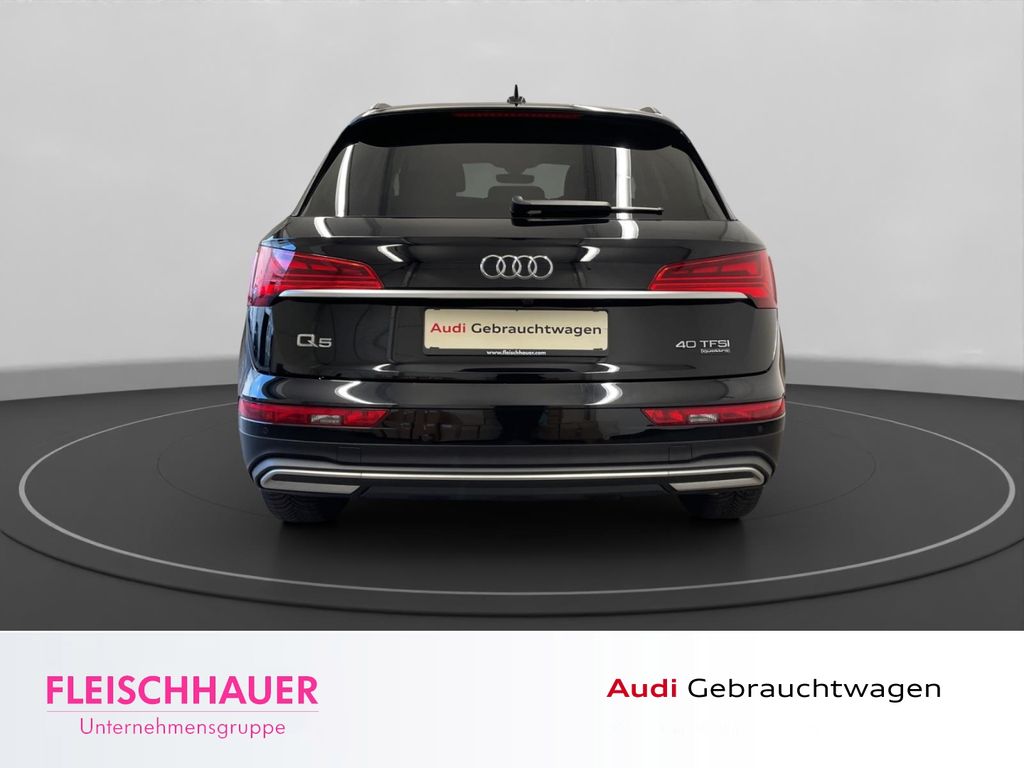 Audi Q5 2023 г. Чёрный, пробег 56128 км
