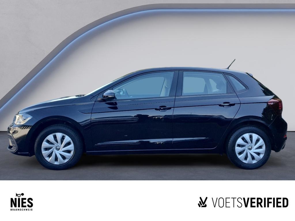 Volkswagen Polo 2023 г. Чёрный, пробег 42900 км