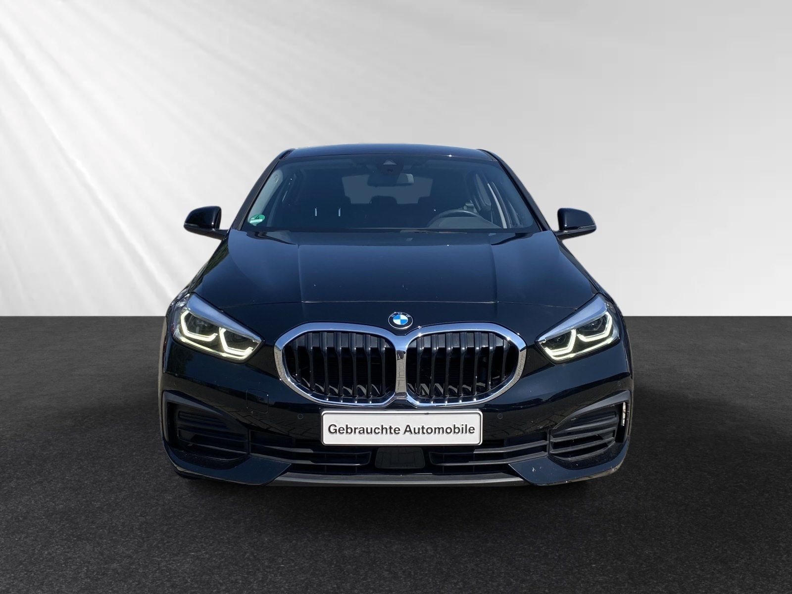 BMW 116 2023 г. Чёрный, пробег 48531 км
