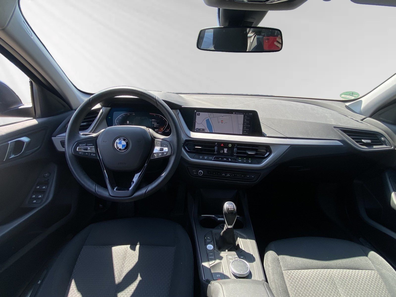 BMW 116 2023 г. Чёрный, пробег 48531 км