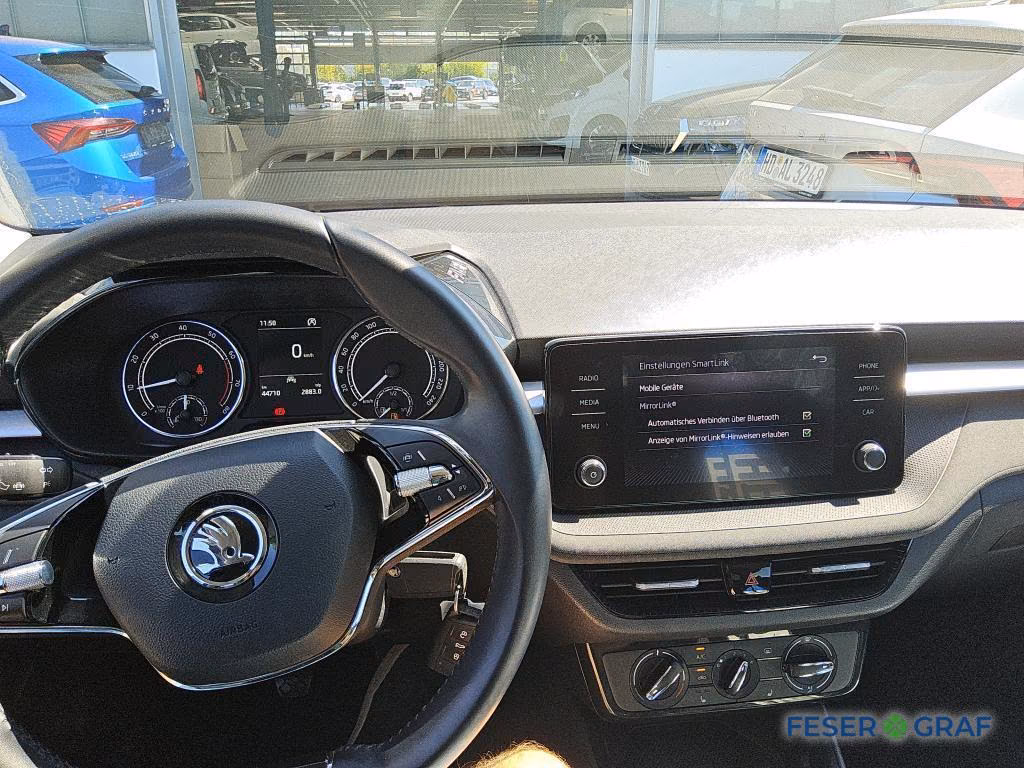 Skoda Fabia 2022 г. Чёрный, пробег 44710 км