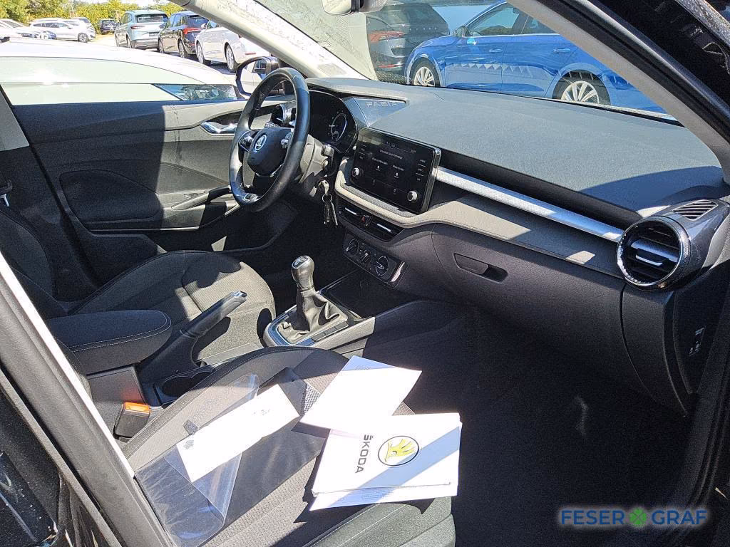 Skoda Fabia 2022 г. Чёрный, пробег 44710 км