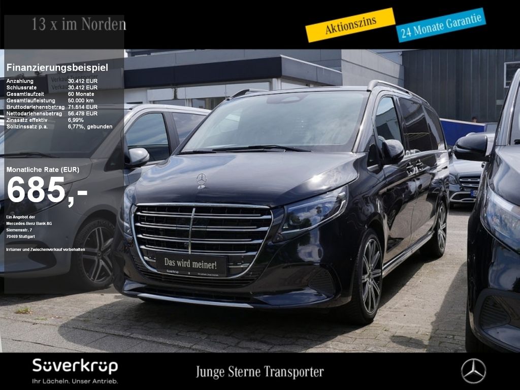 Mercedes-Benz V 300 2024 г. Чёрный, пробег 37500 км