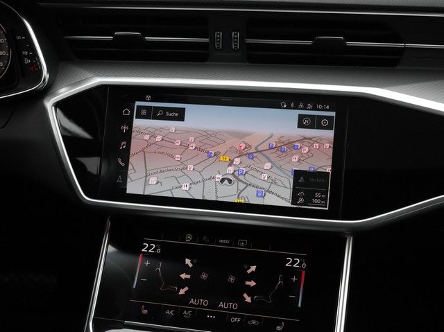 Audi A6 2022 г. Чёрный, пробег 54670 км